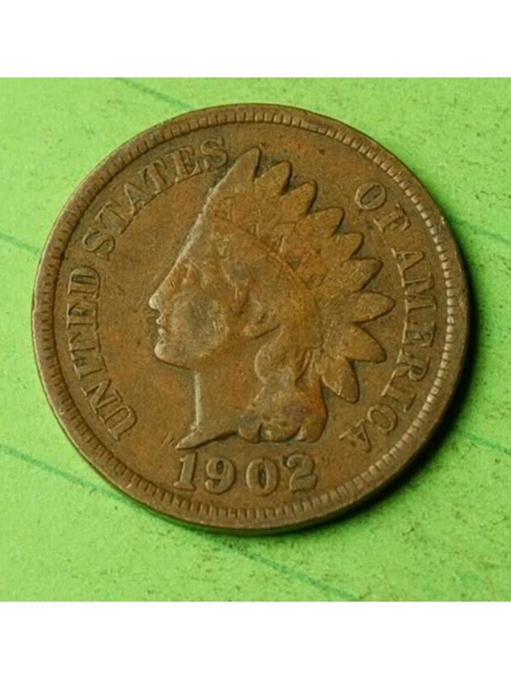 X296 1902 Indian Head Cent Penny 1c - Check Out Our eBay Store - old coin money